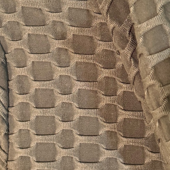 NWOT STRETCH KNIT OLIVE HONEYCOMB HOODIE - Picture 14 of 16